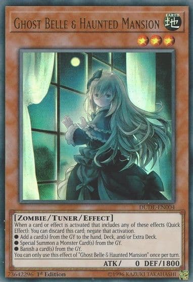 Ghost Belle and Haunted Mansion Duel Devastator Yu-Gi-Oh! card