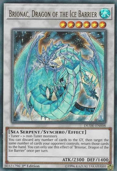 Brionac Dragon of the Ice Barrier Duel Devastator Yu-Gi-Oh! card