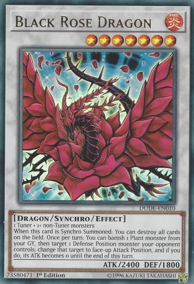 Black Rose Dragon Duel Devastator Yu-Gi-Oh! card