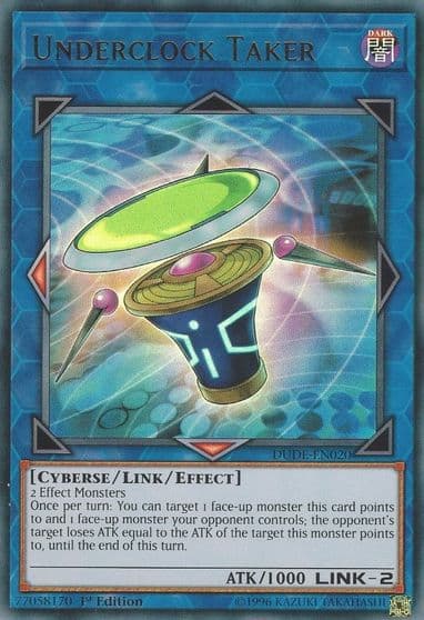 Underclock Taker Duel Devastator Yu-Gi-Oh! card