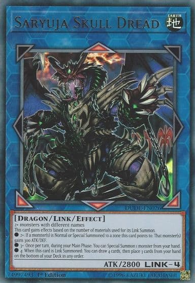 Saryuja Skull Dread Duel Devastator Yu-Gi-Oh! card