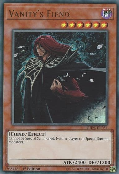Vanitys Fiend Duel Devastator Yu-Gi-Oh! card