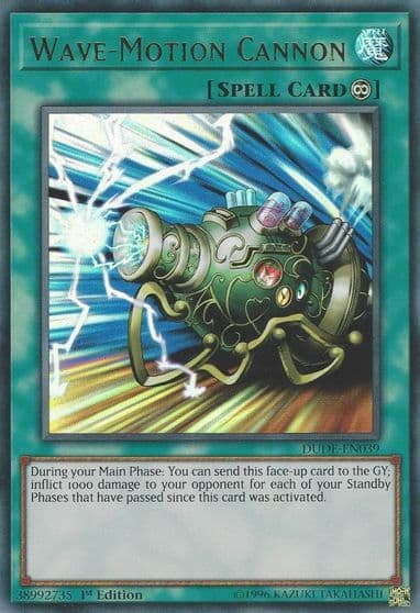 Wave Motion Cannon Duel Devastator Yu-Gi-Oh! card