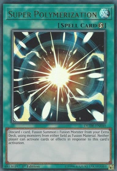 Super Polymerization Duel Devastator Yu-Gi-Oh! card