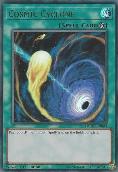 Cosmic Cyclone Duel Devastator Yu-Gi-Oh! card