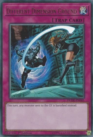 Different Dimension Ground Duel Devastator Yu-Gi-Oh! card