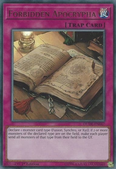 Forbidden Apocrypha Duel Devastator Yu-Gi-Oh! card