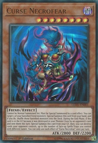 Curse Necrofear Legendary Duelists: Immortal Destiny Yu-Gi-Oh! card