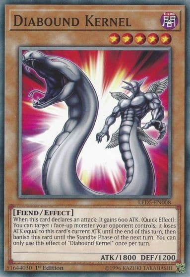 Diabound Kernel Legendary Duelists: Immortal Destiny Yu-Gi-Oh! card