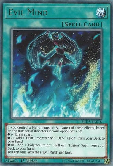 Evil Mind Legendary Duelists: Immortal Destiny Yu-Gi-Oh! card