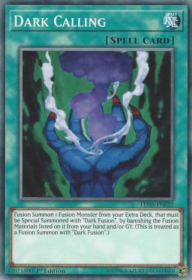 Dark Calling Legendary Duelists: Immortal Destiny Yu-Gi-Oh! card