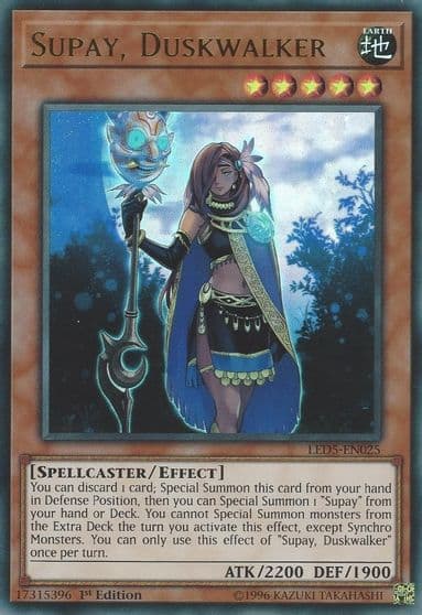 Supay Duskwalker Legendary Duelists: Immortal Destiny Yu-Gi-Oh! card