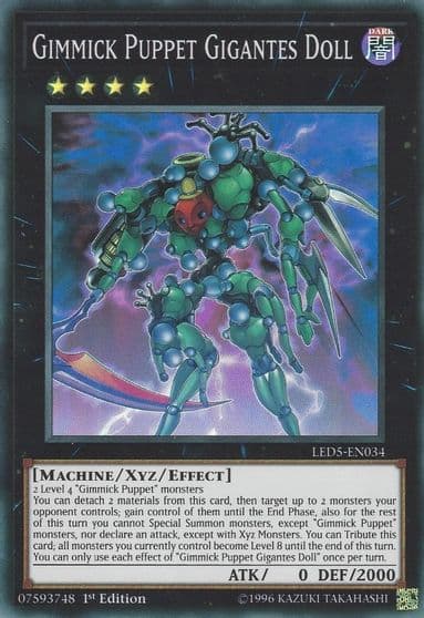 Gimmick Puppet Gigantes Doll Legendary Duelists: Immortal Destiny Yu-Gi-Oh! card