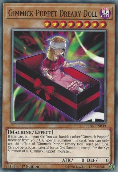 Gimmick Puppet Dreary Doll Legendary Duelists: Immortal Destiny Yu-Gi-Oh! card