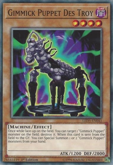 Gimmick Puppet Des Troy Legendary Duelists: Immortal Destiny Yu-Gi-Oh! card
