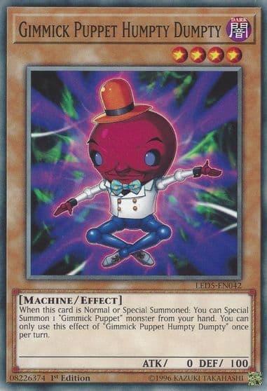 Gimmick Puppet Humpty Dumpty Legendary Duelists: Immortal Destiny Yu-Gi-Oh! card