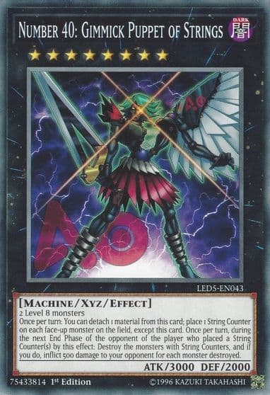 Number 40 Gimmick Puppet of Strings Legendary Duelists: Immortal Destiny Yu-Gi-Oh! card