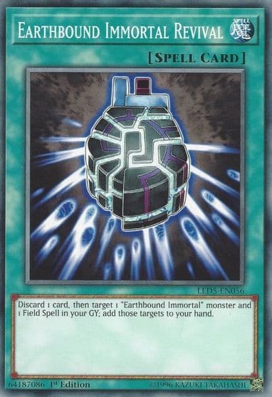 Earthbound Immortal Revival Legendary Duelists: Immortal Destiny Yu-Gi-Oh! card