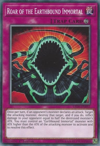 Roar of the Earthbound Immortal Legendary Duelists: Immortal Destiny Yu-Gi-Oh! card