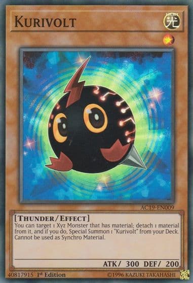 Kurivolt Advent Calendar 2019 Yu-Gi-Oh! card
