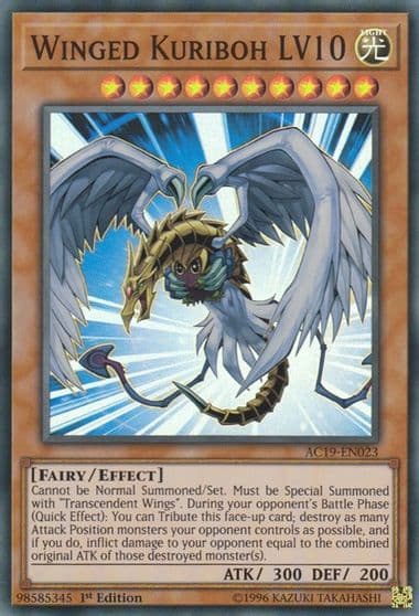 Winged Kuriboh LV10 Advent Calendar 2019 Yu-Gi-Oh! card