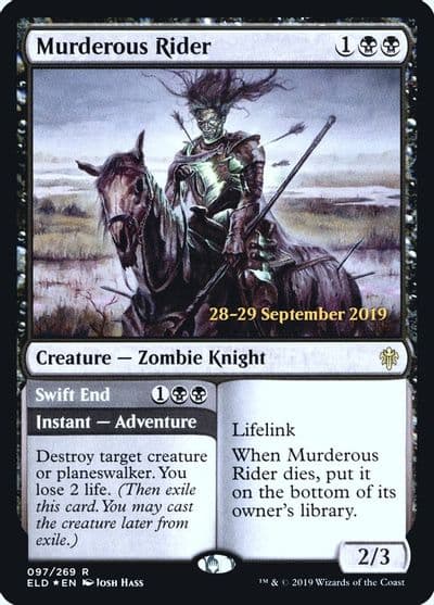 Murderous Rider Prerelease Cards Magic card
