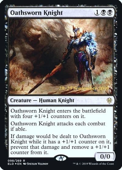 Oathsworn Knight Prerelease Cards Magic card