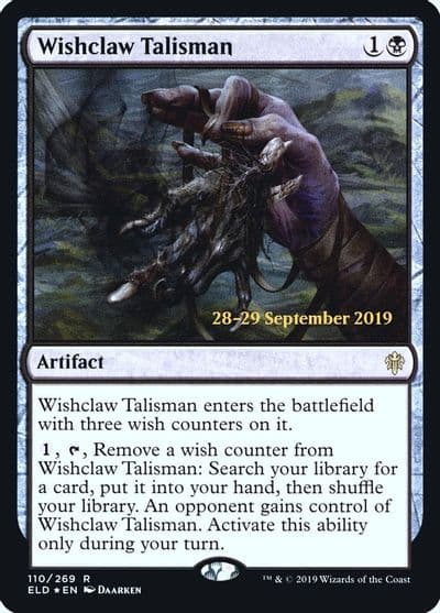 Wishclaw Talisman Prerelease Cards Magic card
