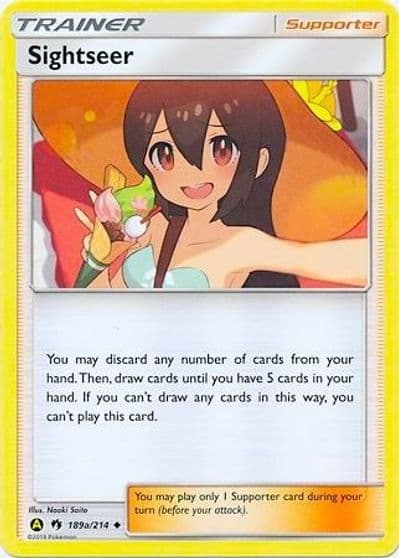 Sightseer - 189a/214 Alternate Art Promos Pokemon card