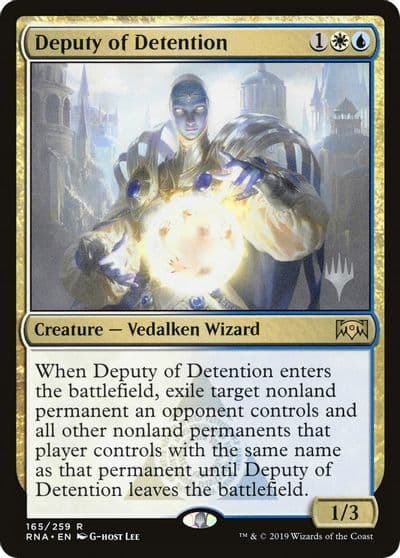 Deputy of Detention Promo Pack: Throne of Eldraine Magic card