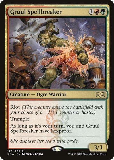 Gruul Spellbreaker Promo Pack: Throne of Eldraine Magic card