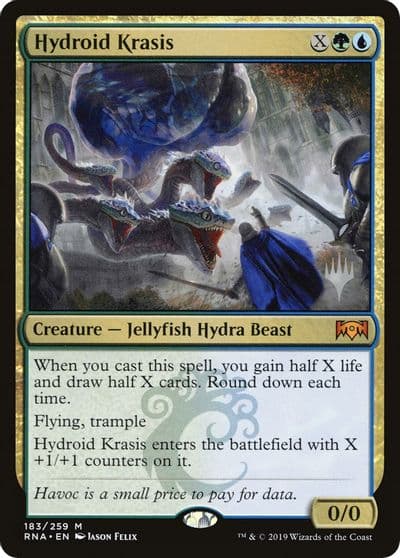 Hydroid Krasis Promo Pack: Throne of Eldraine Magic card