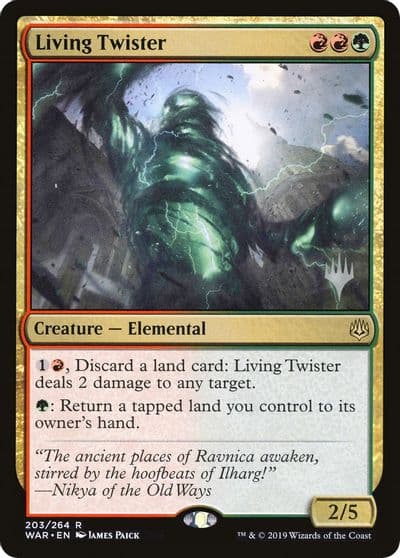 Living Twister Promo Pack: Throne of Eldraine Magic card