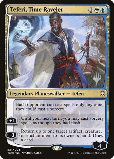Teferi Time Raveler Promo Pack: Throne of Eldraine Magic card