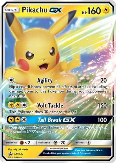 Pikachu GX - SM232 SM Promos Pokemon card