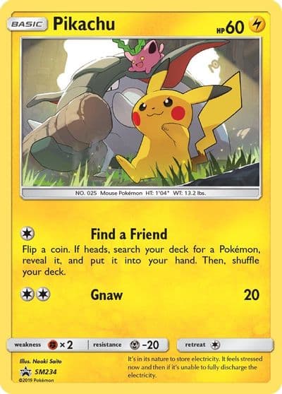 Pikachu - SM234 SM Promos Pokemon card