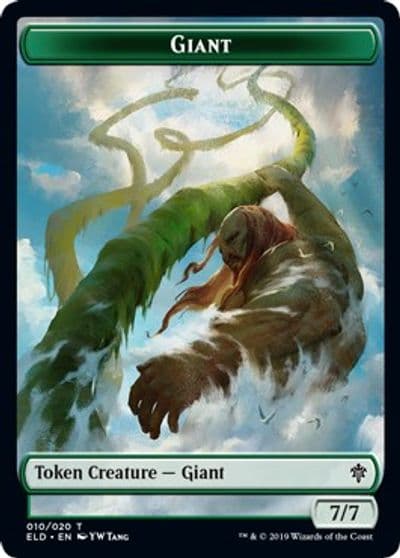 Giant Food 017 Double Sided Token Throne of Eldraine Magic card