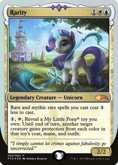 Rarity Ponies: The Galloping Magic card