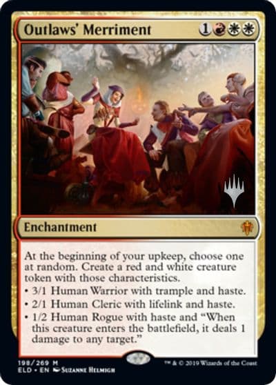 Outlaws Merriment Promo Pack: Throne of Eldraine Magic card