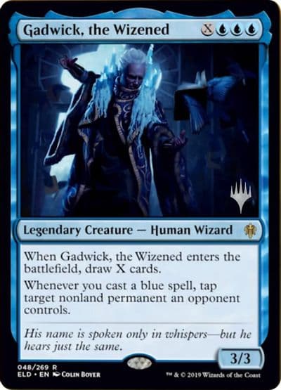 Gadwick the Wizened Promo Pack: Throne of Eldraine Magic card
