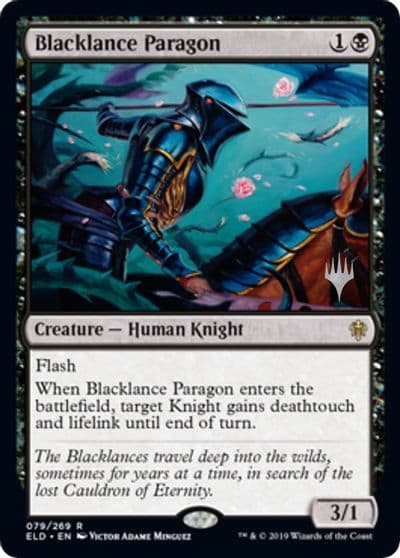 Blacklance Paragon Promo Pack: Throne of Eldraine Magic card