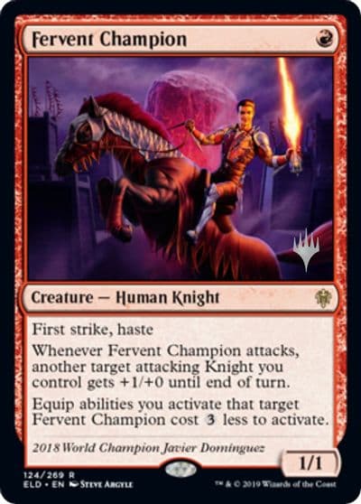 Fervent Champion Promo Pack: Throne of Eldraine Magic card