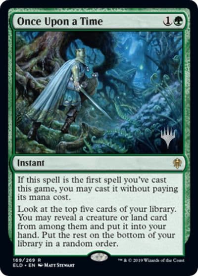 Once Upon a Time Promo Pack: Throne of Eldraine Magic card