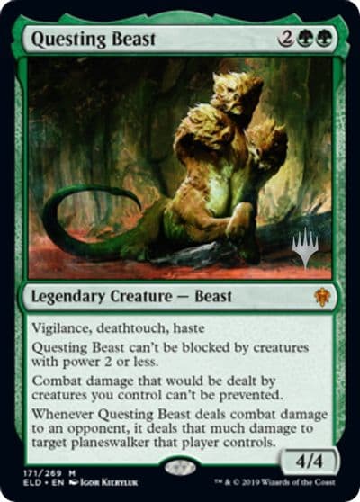 Questing Beast Promo Pack: Throne of Eldraine Magic card