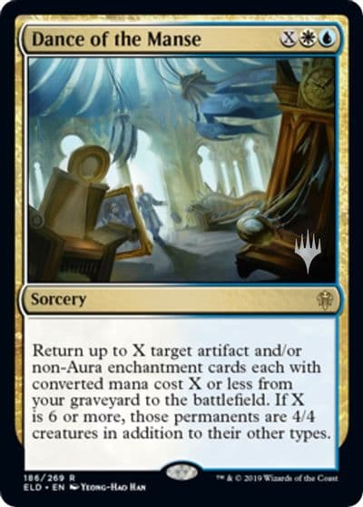 Dance of the Manse Promo Pack: Throne of Eldraine Magic card