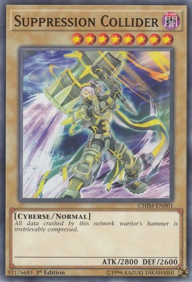 Suppression Collider Chaos Impact Yu-Gi-Oh! card