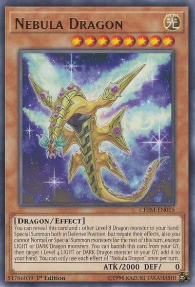 Nebula Dragon Chaos Impact Yu-Gi-Oh! card