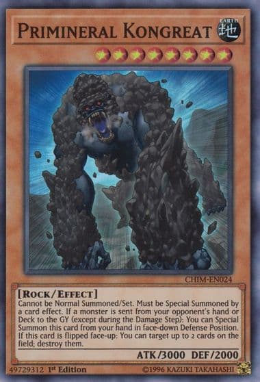 Primineral Kongreat Chaos Impact Yu-Gi-Oh! card