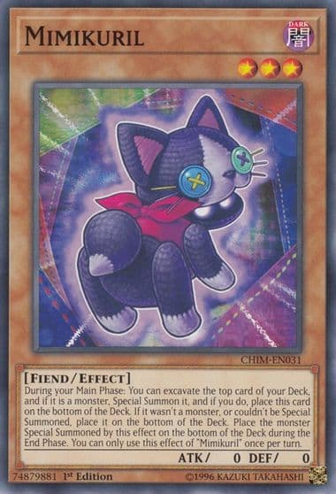 Mimikuril Chaos Impact Yu-Gi-Oh! card