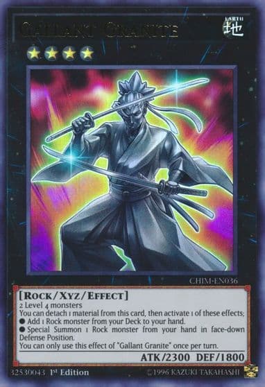 Gallant Granite Chaos Impact Yu-Gi-Oh! card